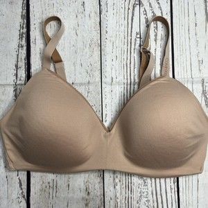 Calvin Klein M Bra Brown Convertible Adjustable Straps Lightly Padded Wireless